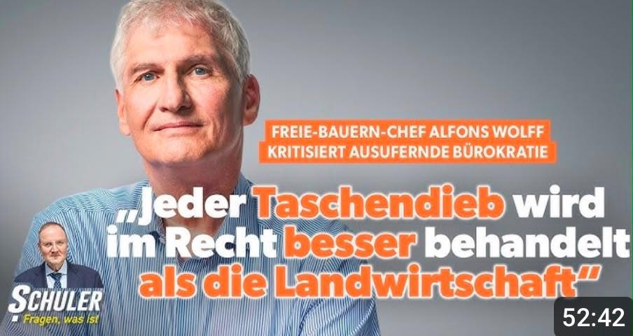 Bürokratie, Handelsabkommen, EU-Politik: Alfons Wolff im Gespräch mit Ralf Schuler